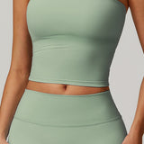 Tapped In Tube Top - Light Green