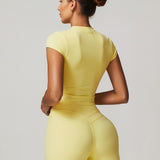 Everyday Seamless Top - Lime Yellow