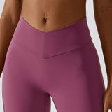 Elevate V-Waist Biker Shorts - Lavender