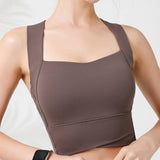 PowerX Cross Top – Cocoa Brown