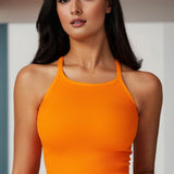 Elevate Strappy Halter Tank - Orange