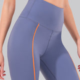 SlitFit Flare Leggings - Slate Blue