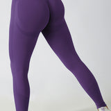 Sculpt Seamless Scrunch Leggings - Purple