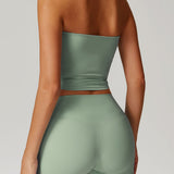 Tapped In Tube Top - Light Green