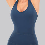 FlexFit Halter Jumpsuit - Blue