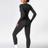 SculptSync Long Sleeve Top – Black