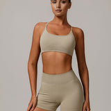 Flex Appeal Sports Bra - Apricot