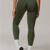 Lowkey Luxe Leggings - Army Green