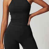 Sleek Edge Tank Top - Black