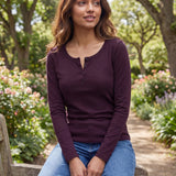 La Forme Henley Full Sleeve Top