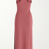 Halo Racerback Dress - Salmon Pink