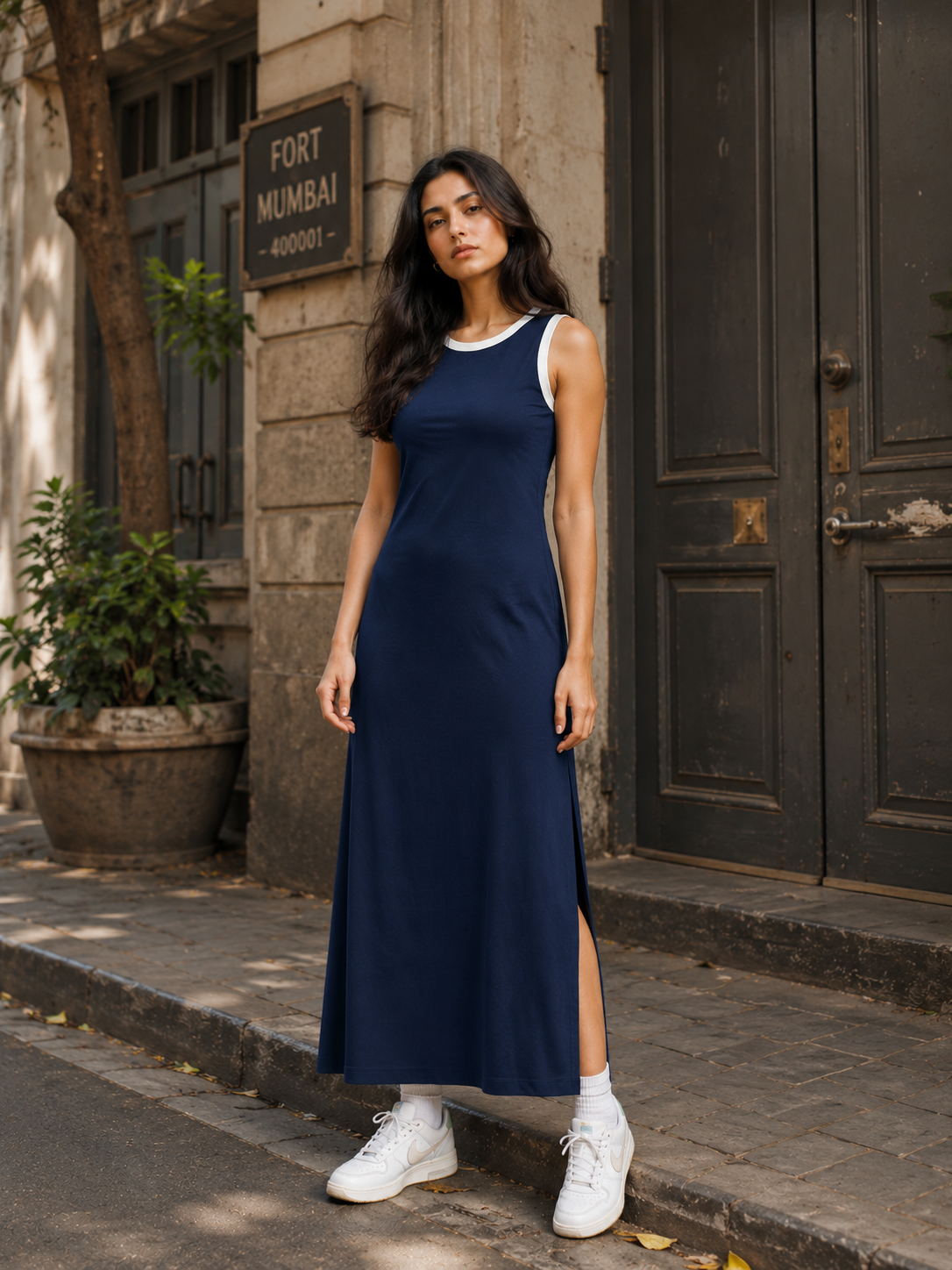 Soft Slay Sleeveless Midi Dress