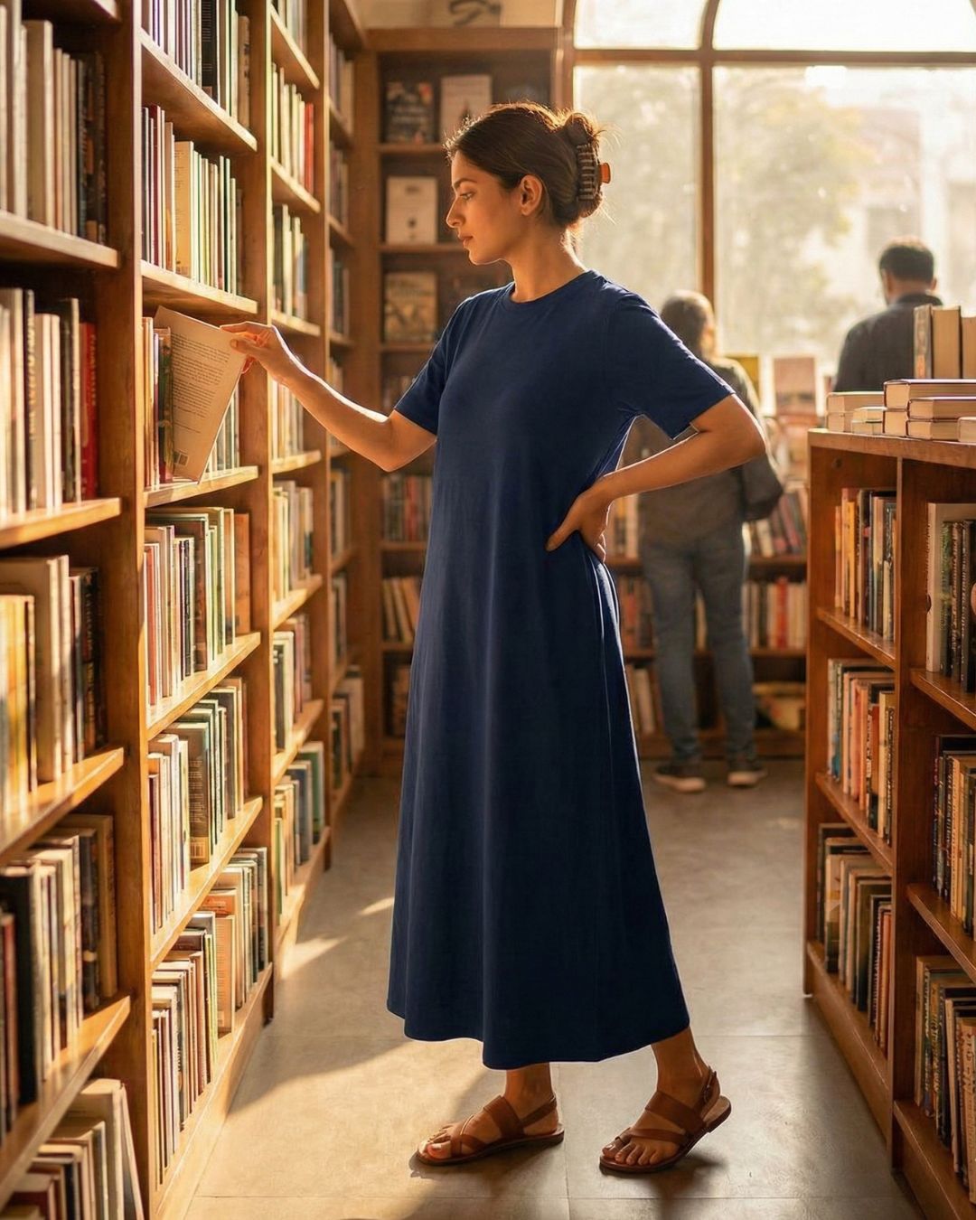 Women's Cotton Lycra Leisure Dress