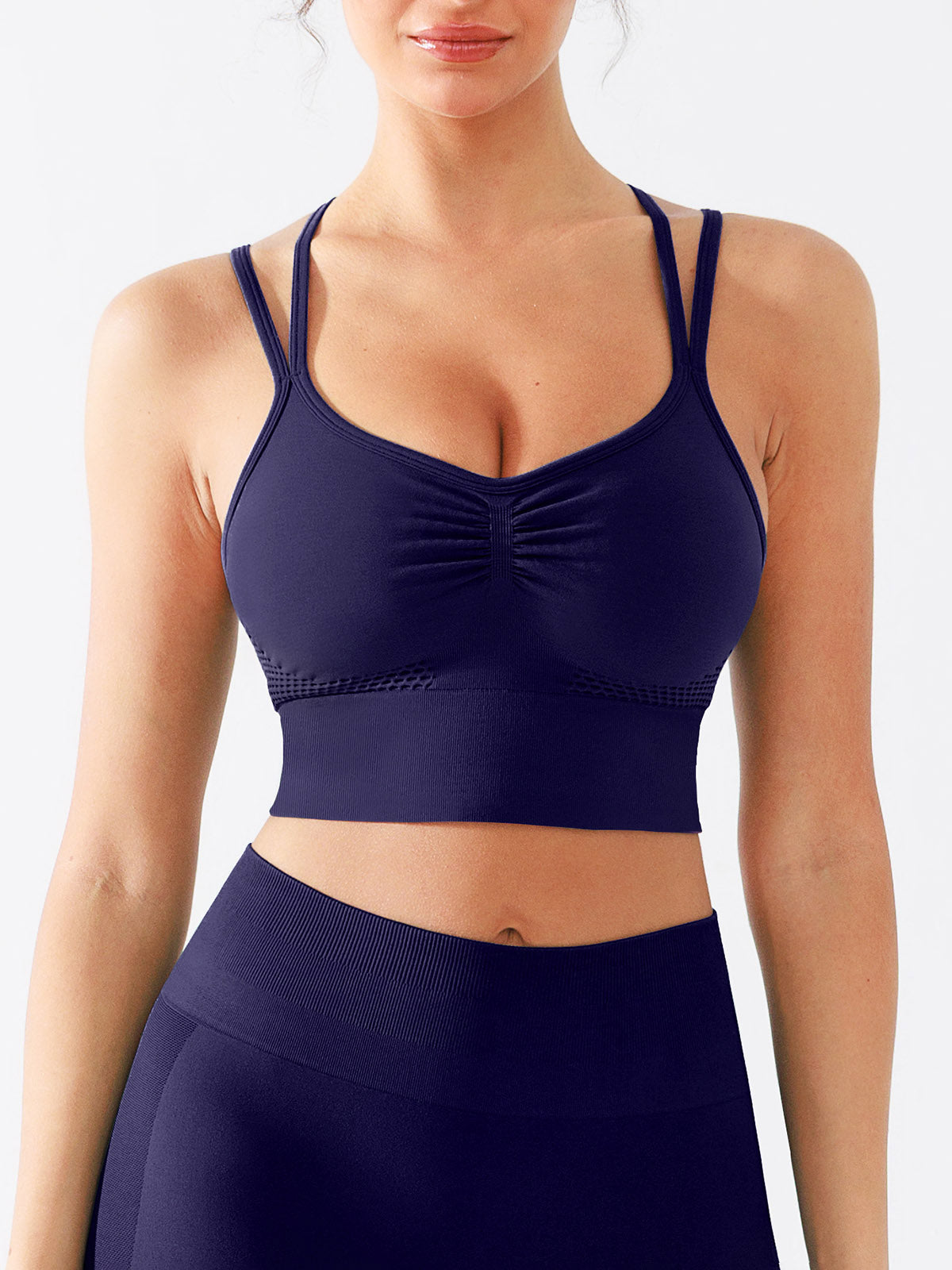 RucheBack Seamless Sports Bra