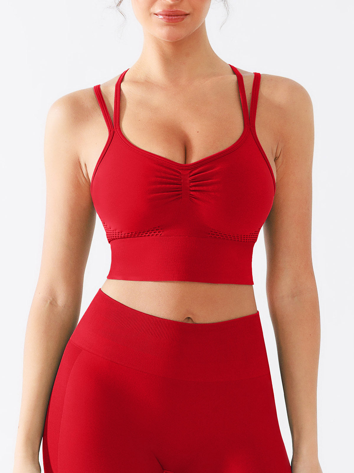 RucheBack Seamless Sports Bra