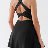 TwistFlare Pocket Active Dress