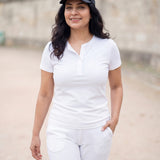 La Forme Henley Half Sleeve Top