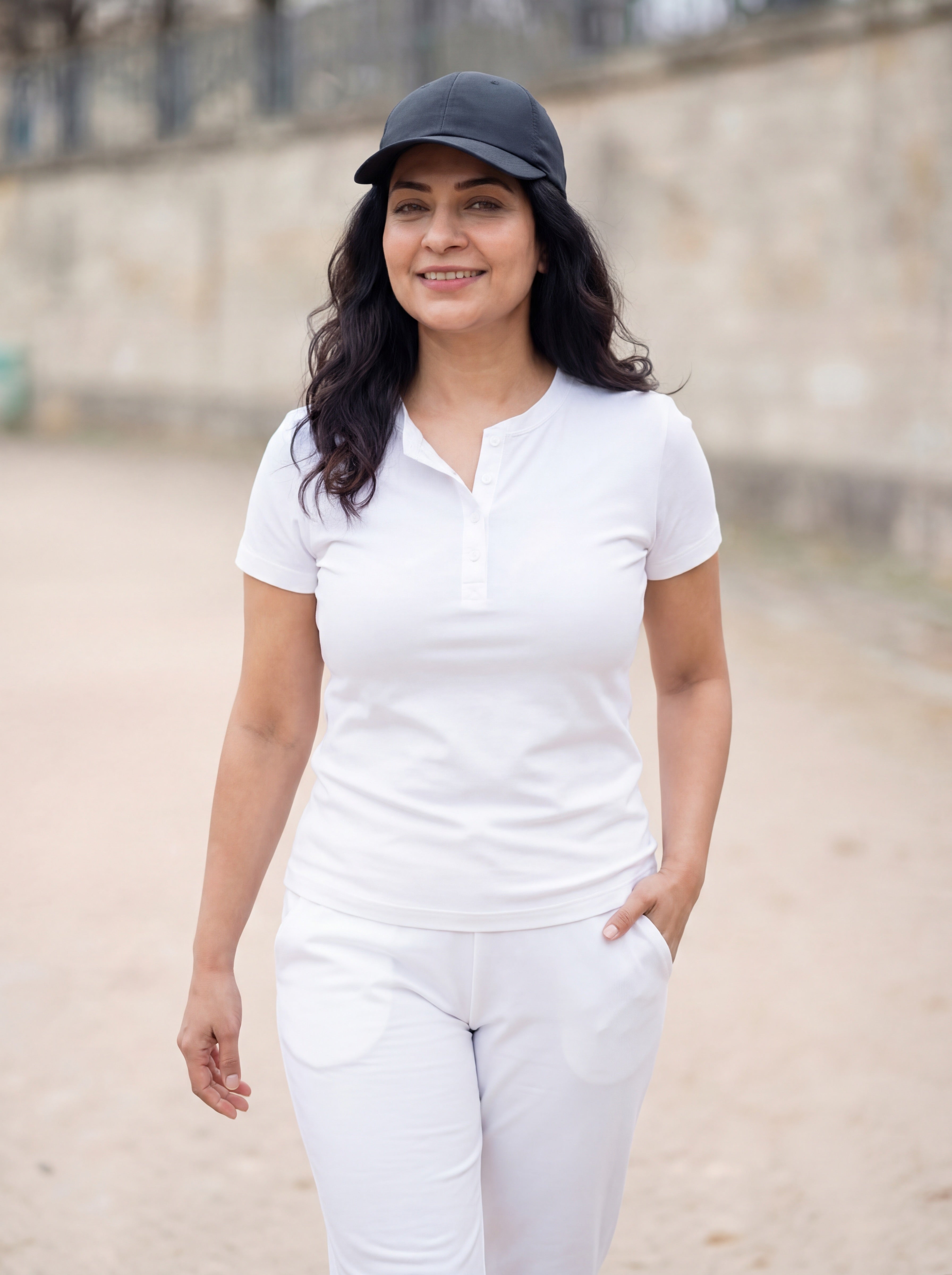 La Forme Henley Half Sleeve Top