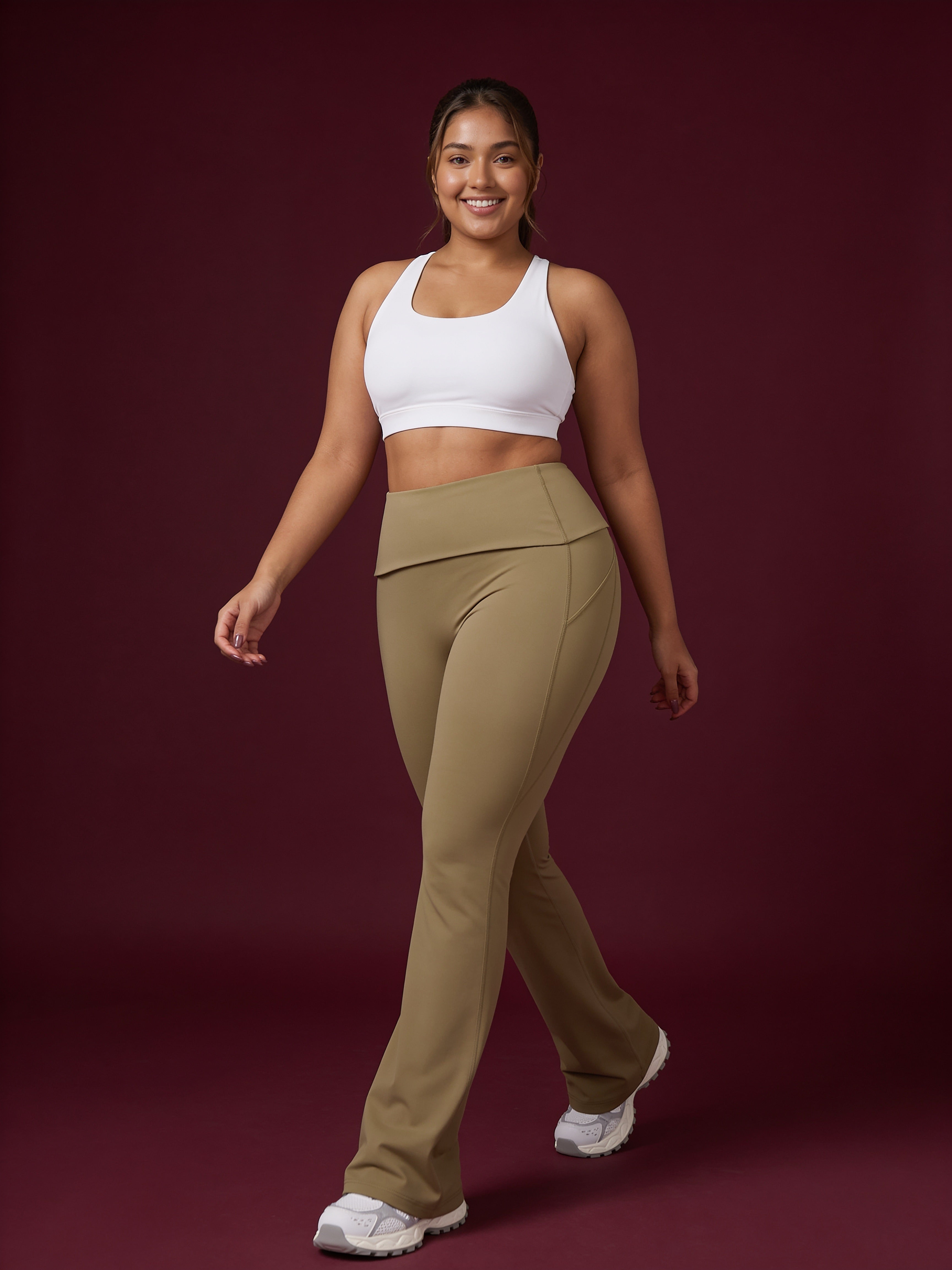Dual Band Flare Pants