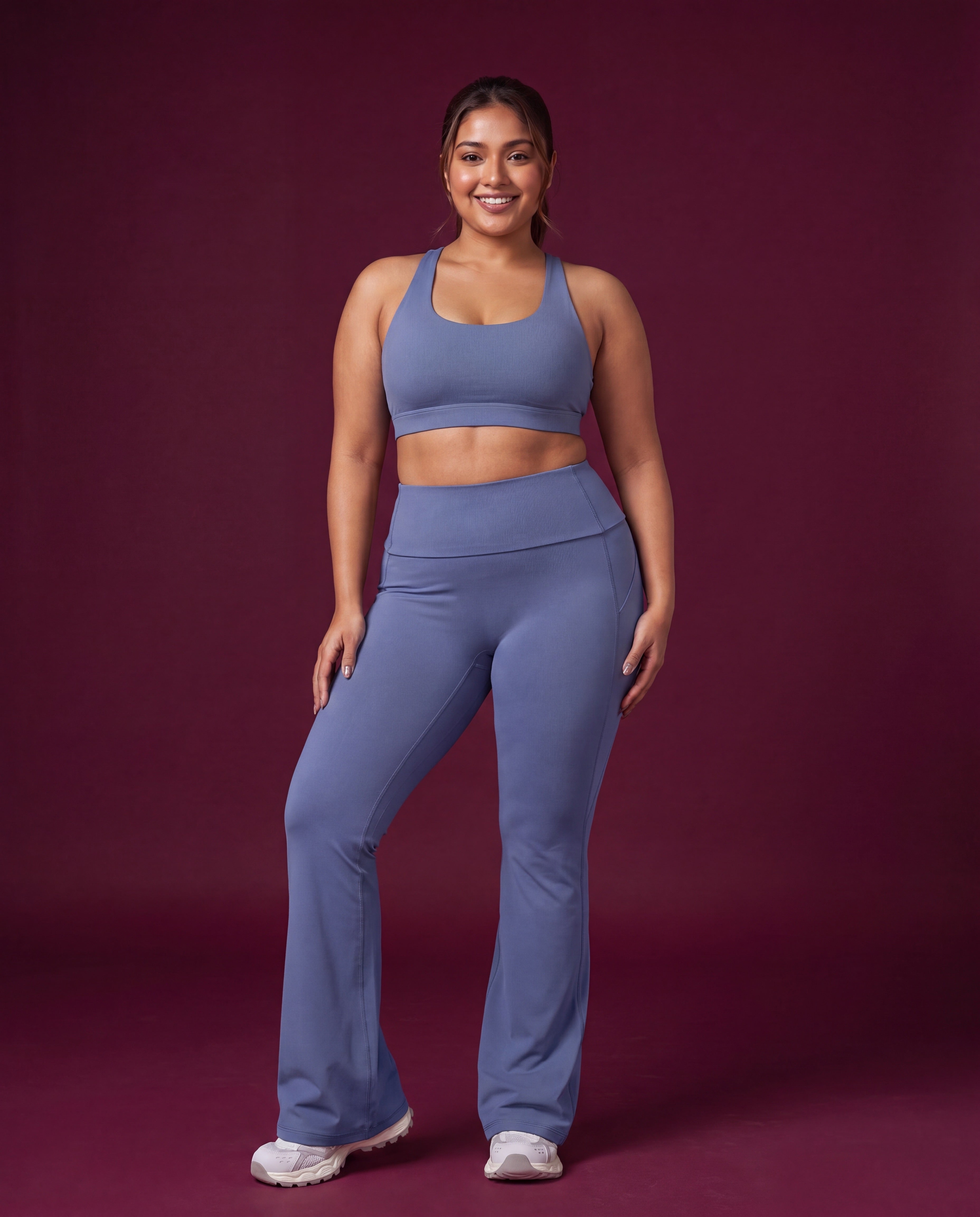 Dual Band Flare Pants