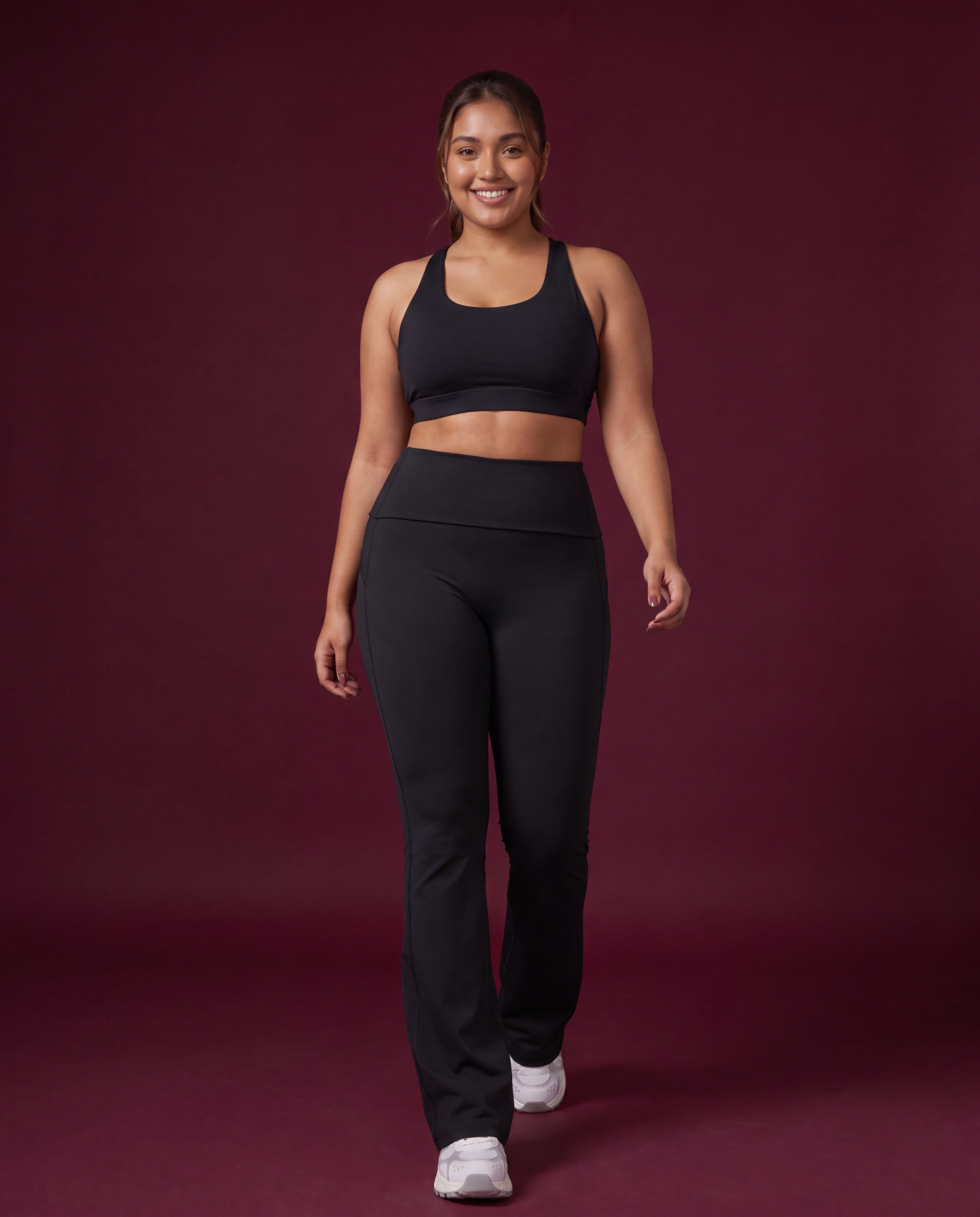 Dual Band Flare Pants