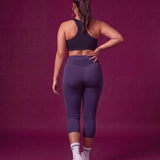 Mesh Pocket Capri Leggings
