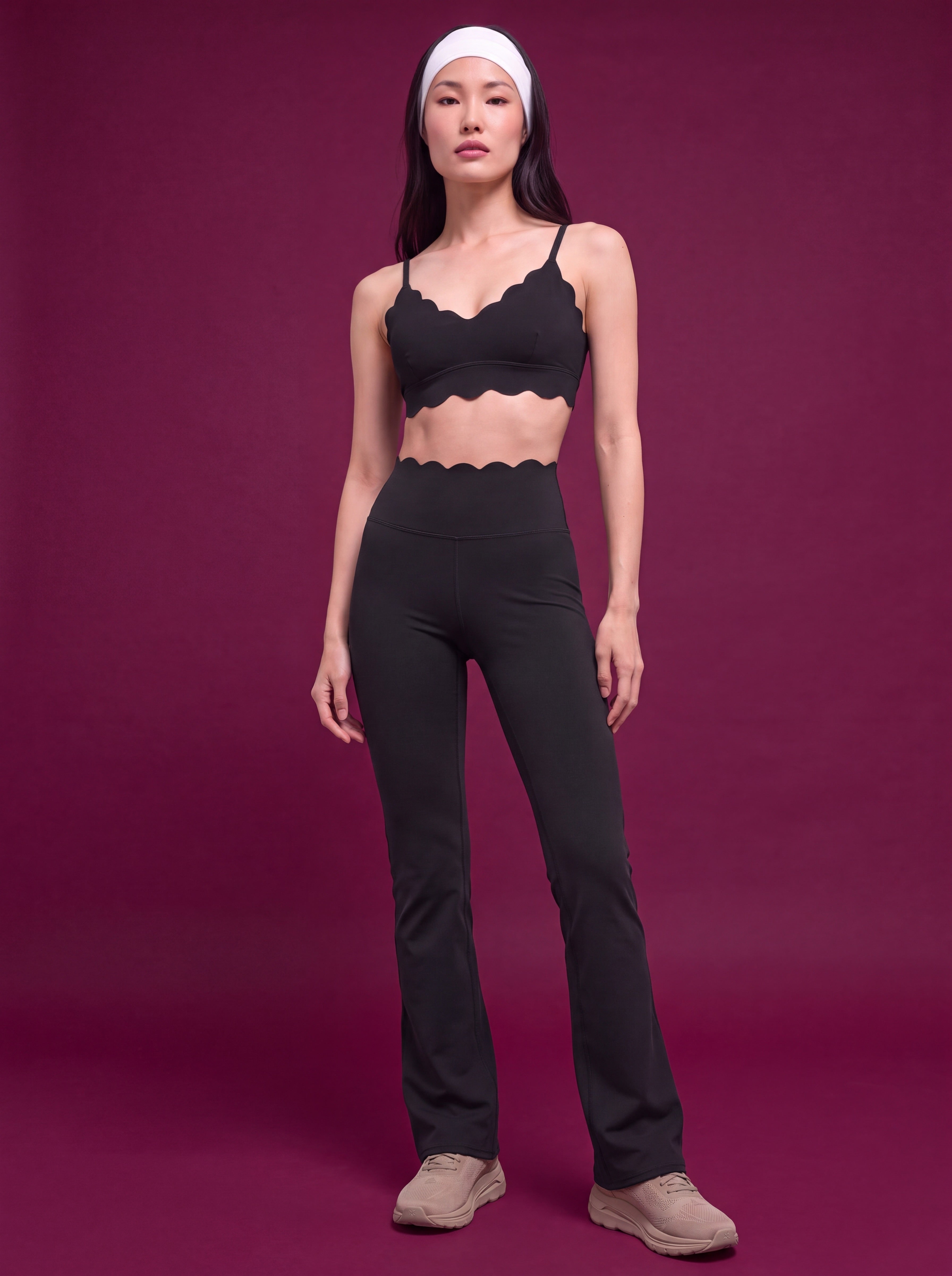 Scallopé Flare pants