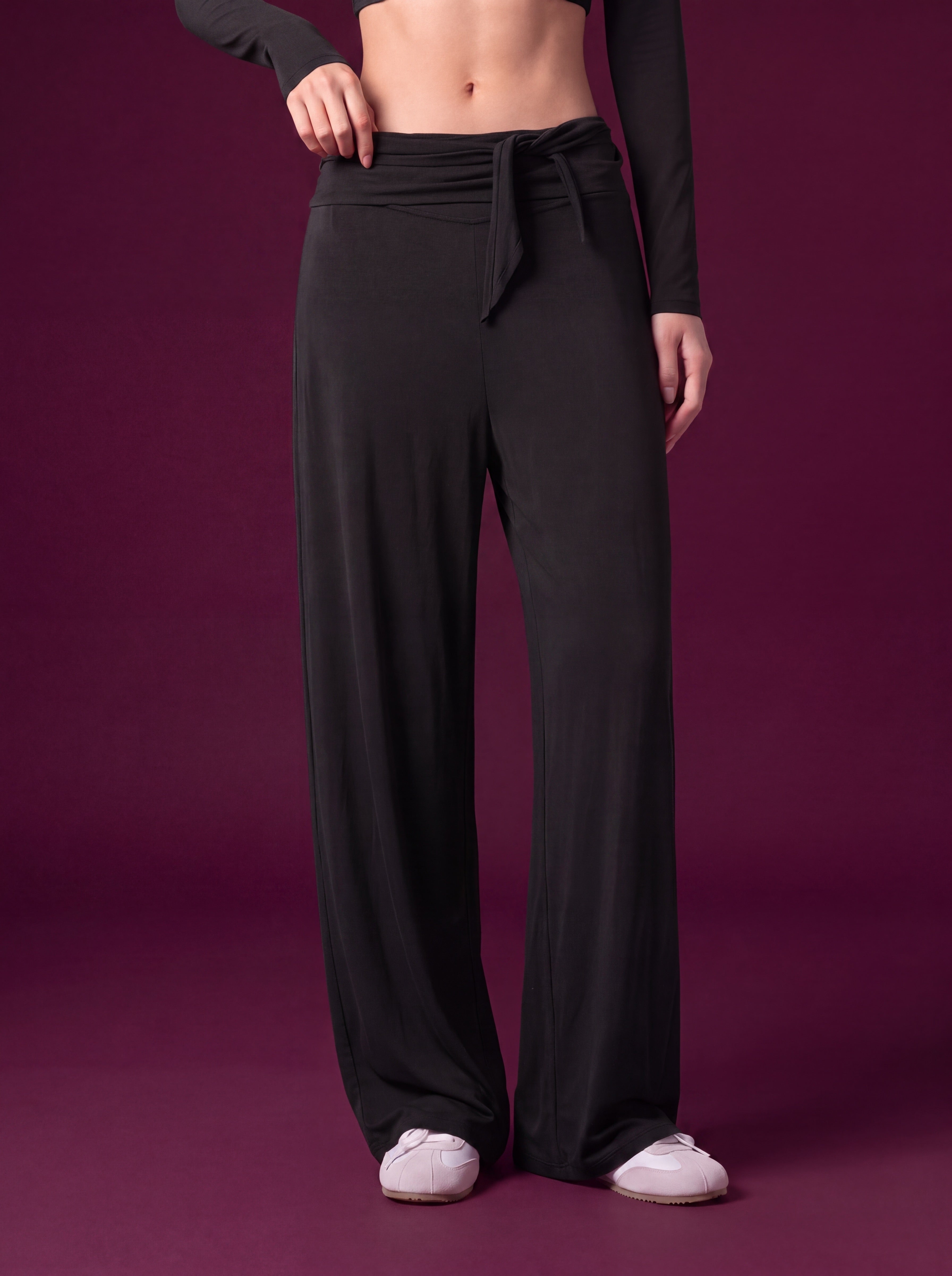 Knot Wide Leg Pants