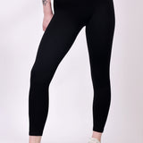 Eclipse Ribbed Sculpt Leggings - Black
