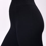 Eclipse Ribbed Sculpt Leggings - Black