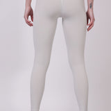 Eclipse Ribbed Sculpt Leggings - Light Grey
