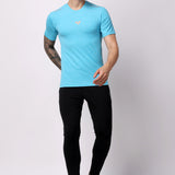 Men's Mesh Tee - Sky Blue