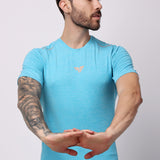 Men's Mesh Tee - Sky Blue