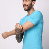 Men's Mesh Tee - Sky Blue