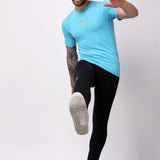 Men's Mesh Tee - Sky Blue