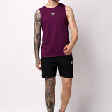 Men's Cotton Tank Top - Purple