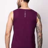 Men's Cotton Tank Top - Purple
