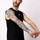 Men's Cotton Tank Top - Black