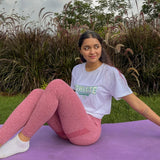 Women's Cotton Lycra Tee - White